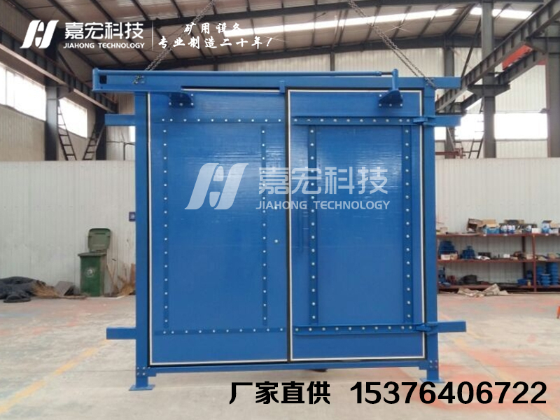 矿用竹胶板材质风门,竹制无压风门